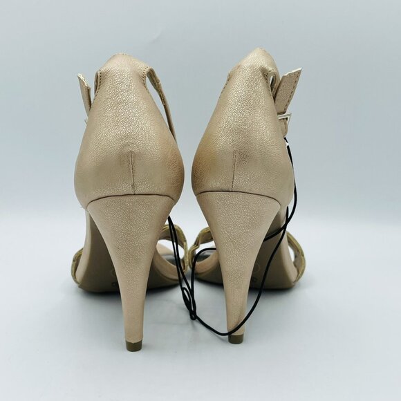 Worthington Shoes Womens Size 7 Rose Metalic High Heels Stiletto Ankle Strap - Picture 7 of 10